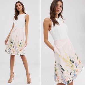 Ted Baker London Kalla Dress Nude Pink SZ 4 NWT